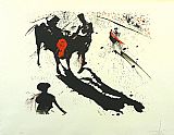 Bullfight Canvas Paintings - Bullfight 1